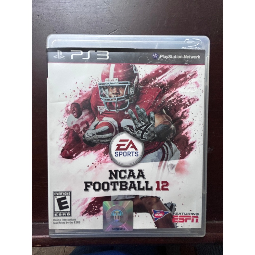 EA Sports NCAA Football 12 Sony PlayStation 3 PS3 Game Alabama Mark Ingram Cover